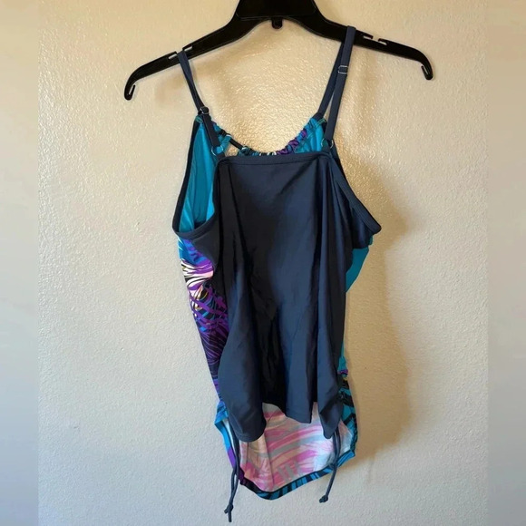 Free Country Tankini Swimsuit Top - Picture 4 of 7